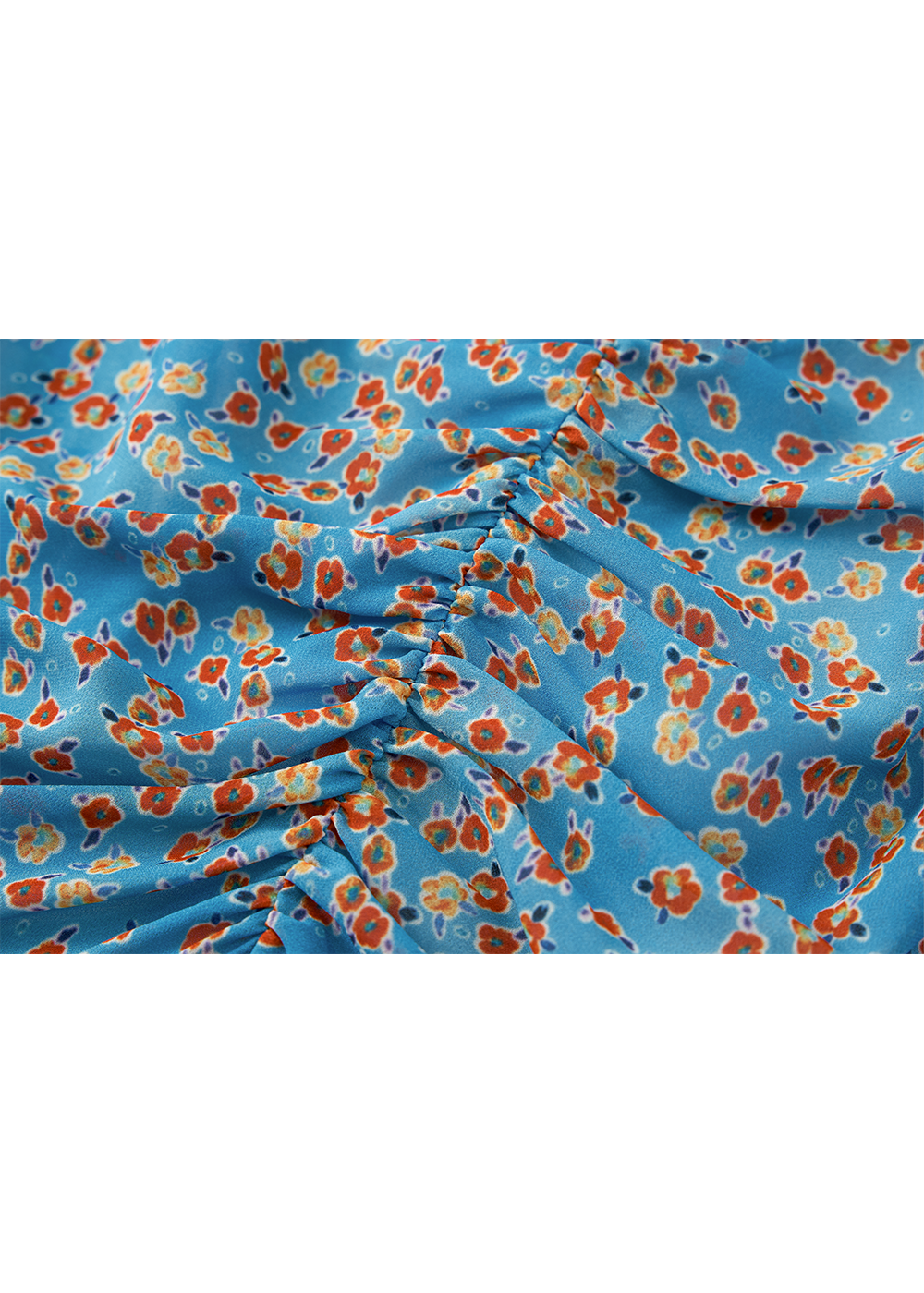 SALAZIA Blue Tiny Orange Blossom Dresses