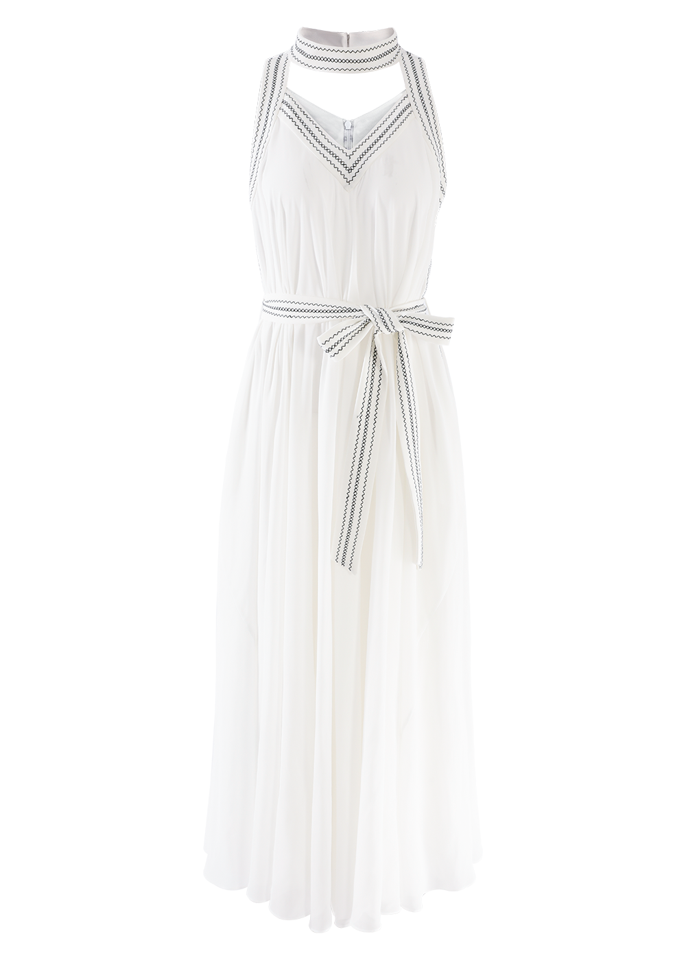SALAZIA Flowy Long-Sleeve Maxi Dresses