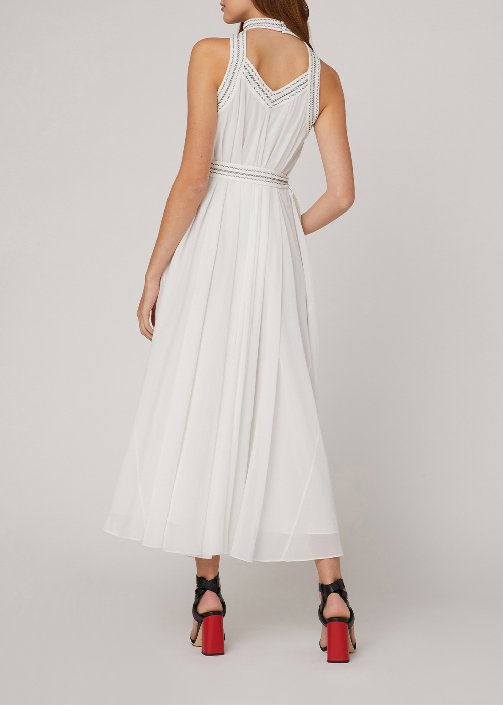 SALAZIA Flowy Long-Sleeve Maxi Dresses