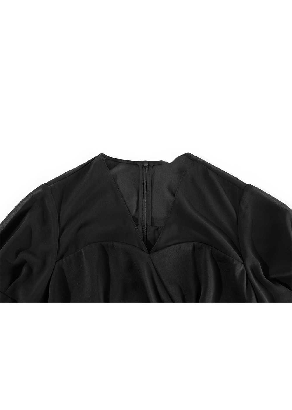 SALAZIA Black Short-Sleeve Fit-and-Flare Dresses