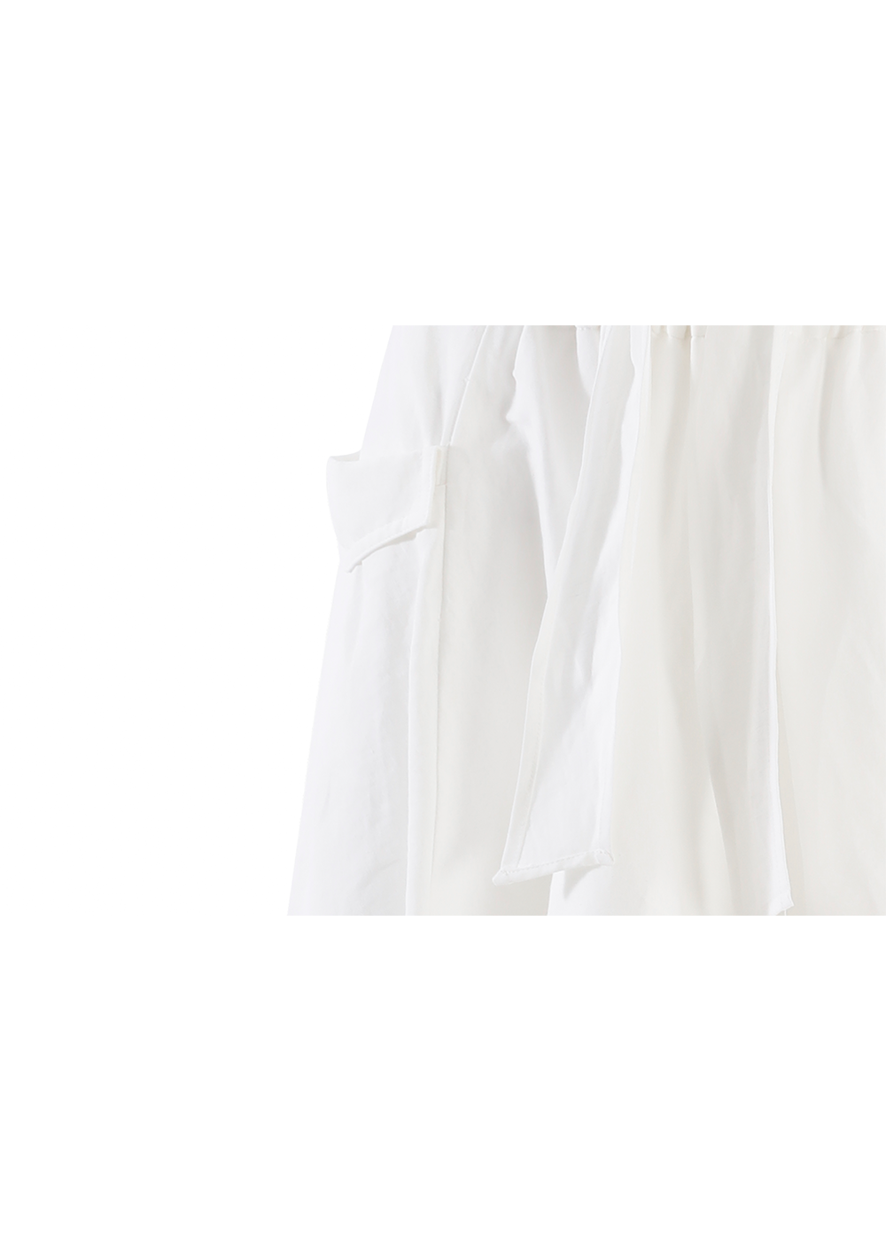 SALAZIA White Cotton-Ramie Blend Dresses