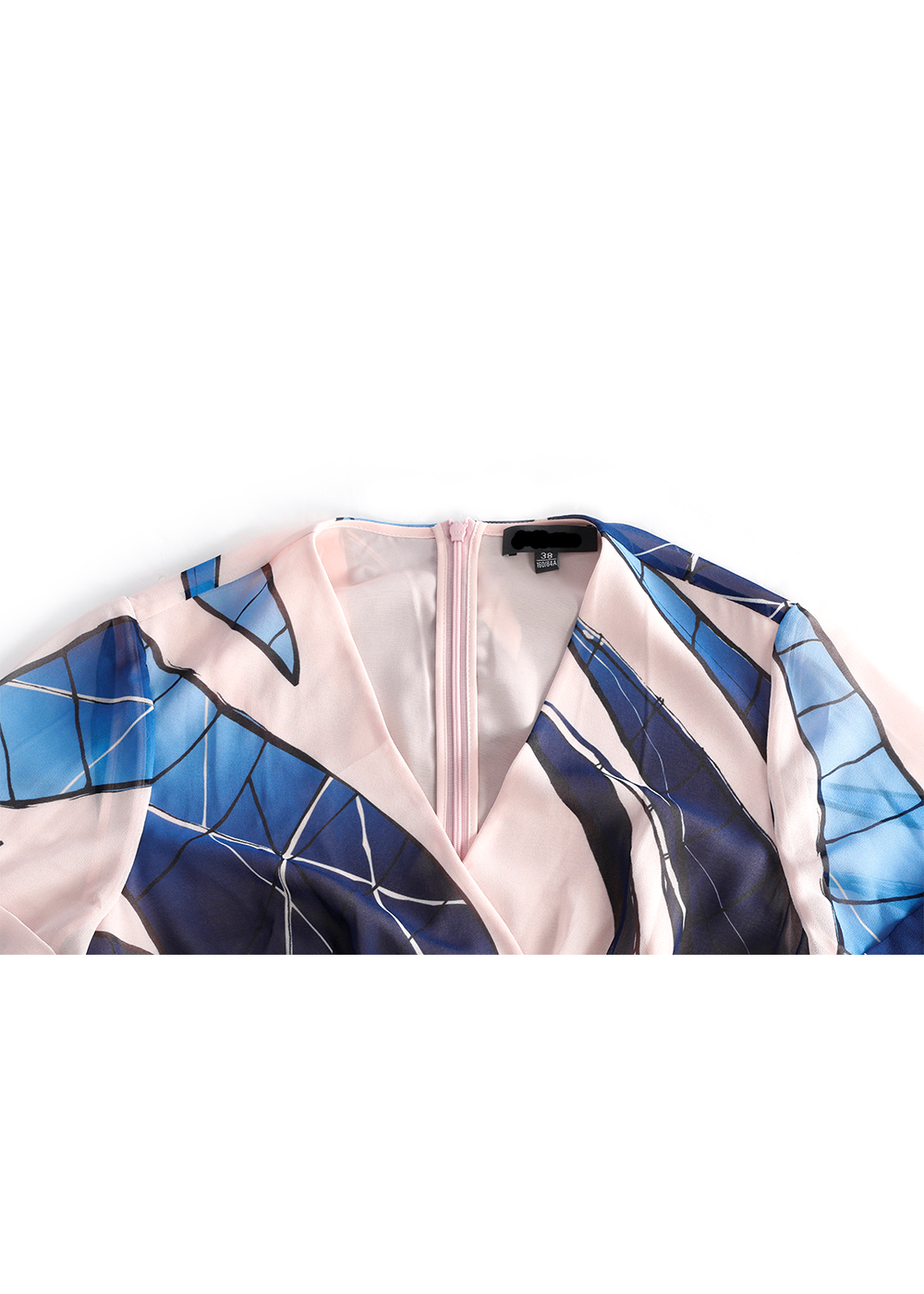 SALAZIA Pink Dreamscape Fitted Dresses