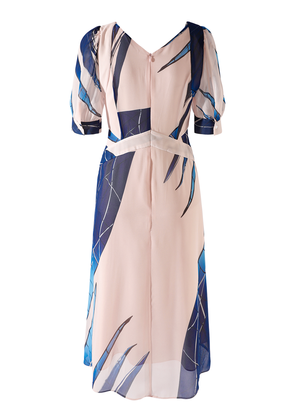 SALAZIA Pink Dreamscape Short-Sleeve Dresses
