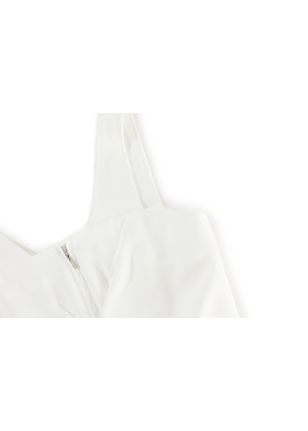 SALAZIA White Triacetate Short-Sleeve Dresses