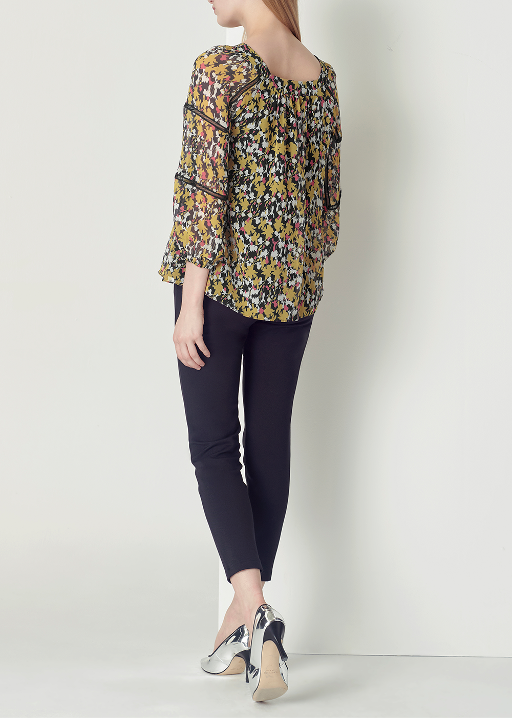 SALAZIA Autumn Leaf Silhouette Dresses