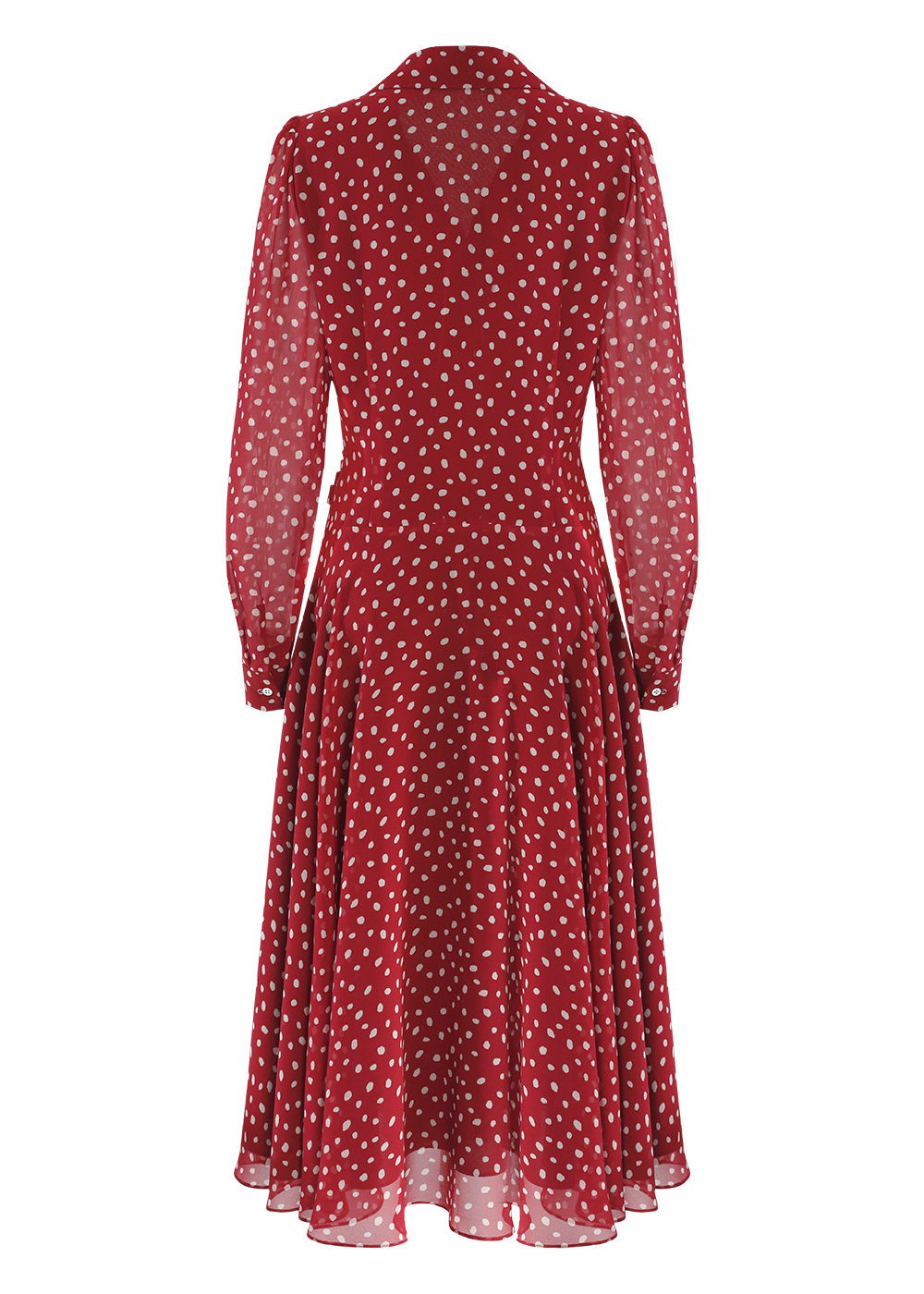 SALAZIA Red Polka Dot Dresses