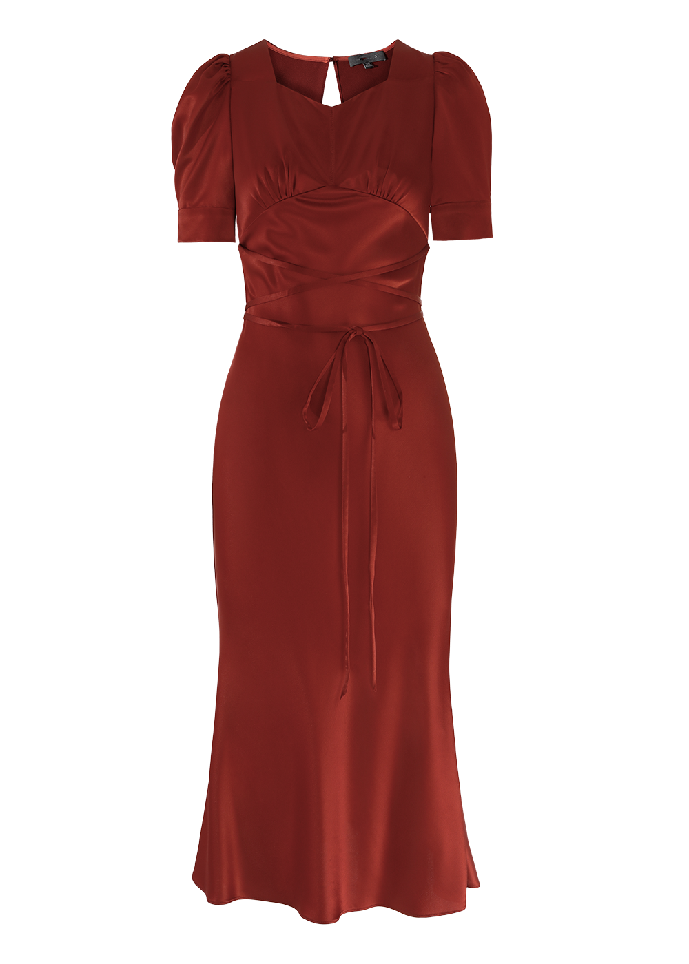 SALAZIA Maple Red Acetate Blend Dresses