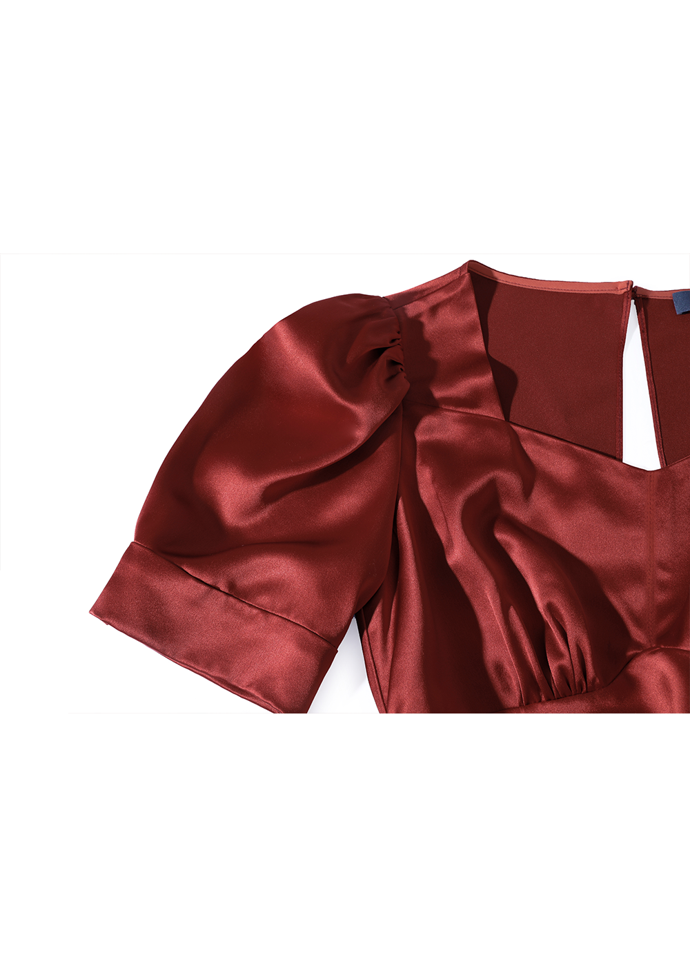 SALAZIA Maple Red Acetate Blend Dresses