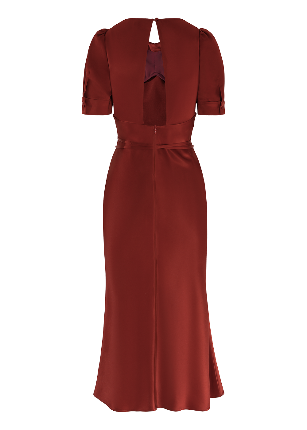 SALAZIA Maple Red Acetate Blend Dresses