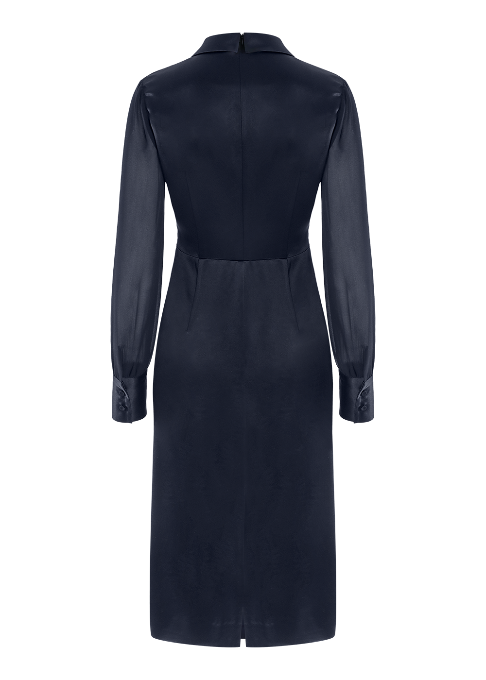 SALAZIA Deep Blue Acrylic Blend Dresses