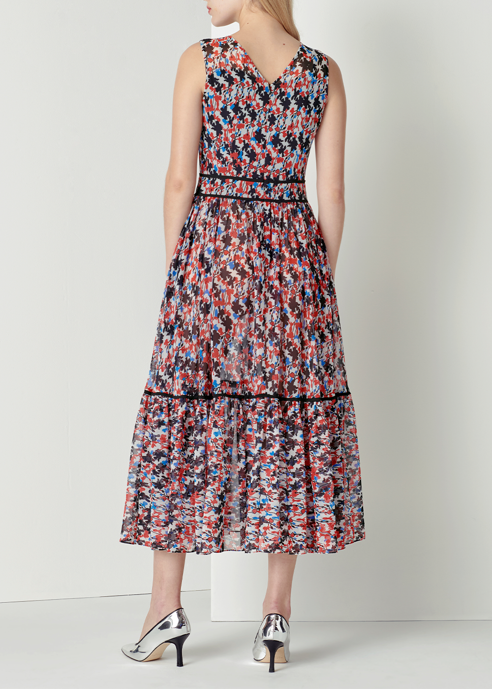 SALAZIA Multi-Color Falling Leaves Dresses