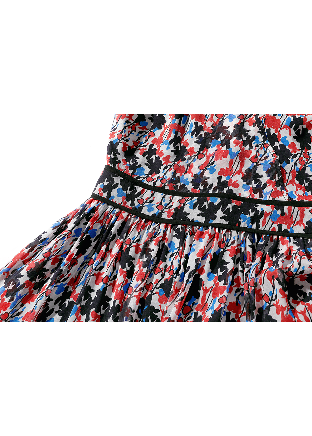 SALAZIA Multi-Color Falling Leaves Dresses