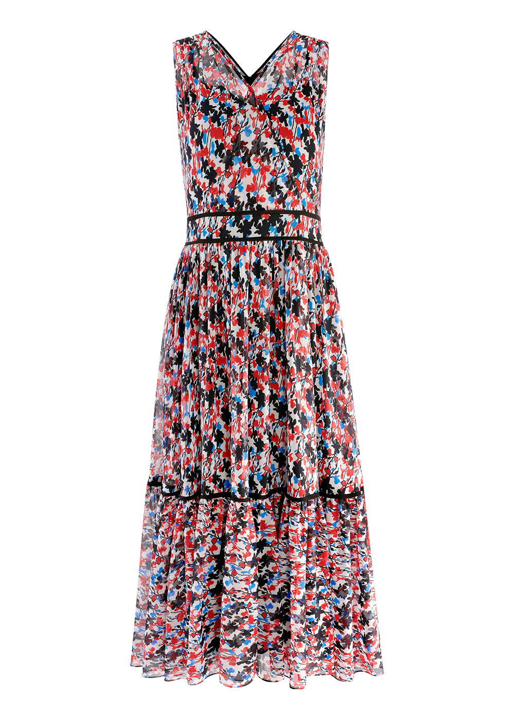SALAZIA Multi-Color Falling Leaves Dresses