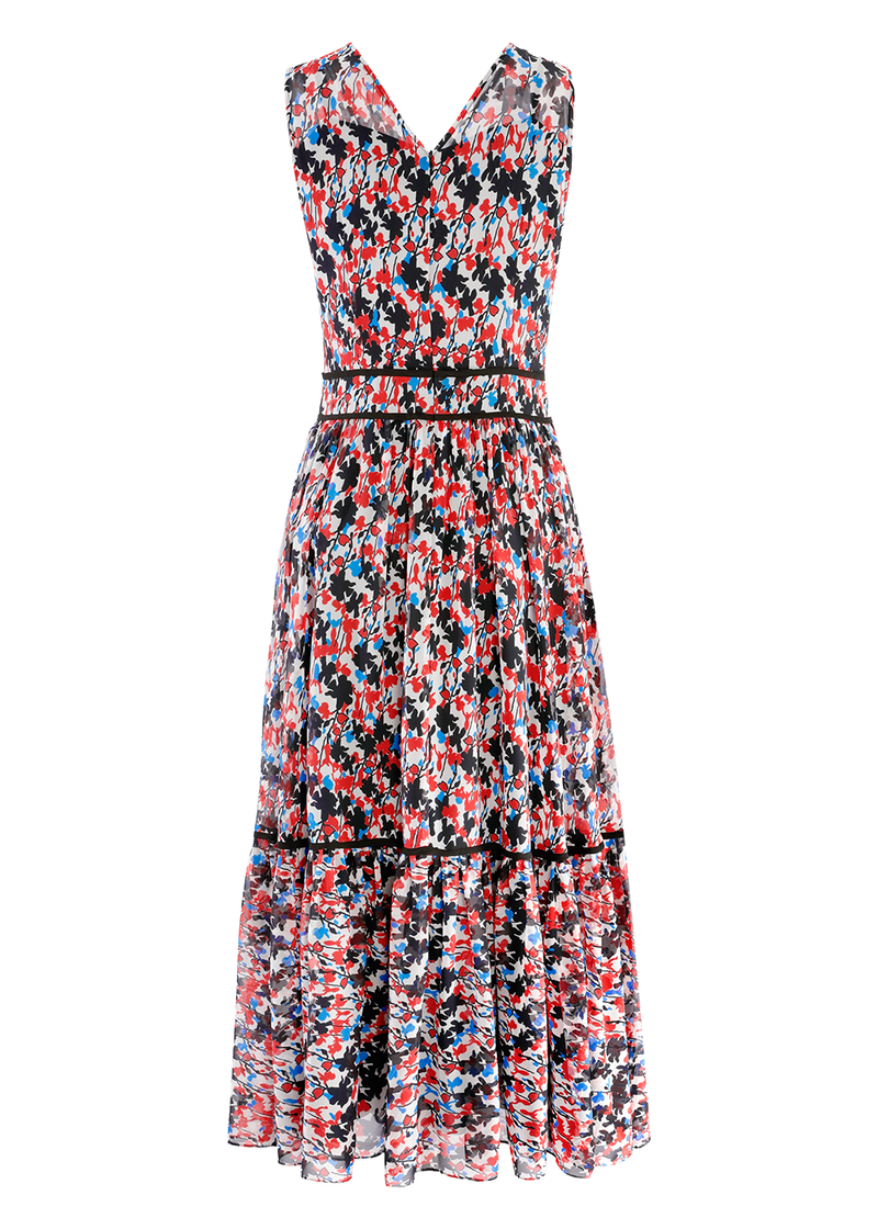 SALAZIA Multi-Color Falling Leaves Dresses