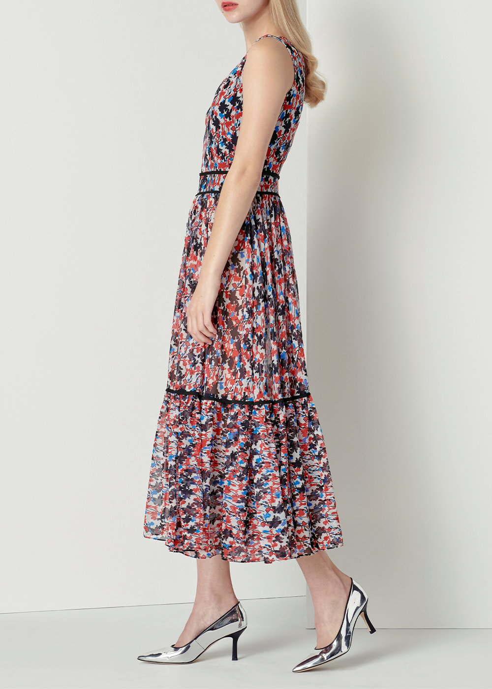 SALAZIA Multi-Color Falling Leaves Dresses