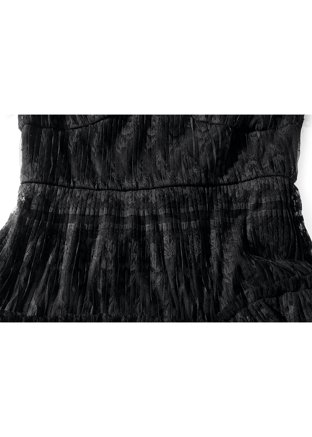 SALAZIA Black Short-Sleeve Dresses