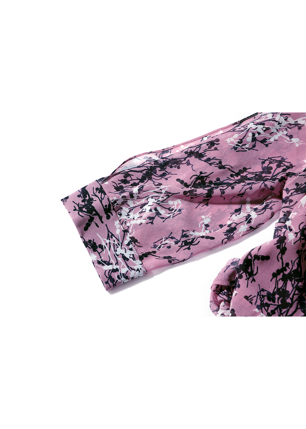 SALAZIA Pink Floral Long-Sleeve Dresses