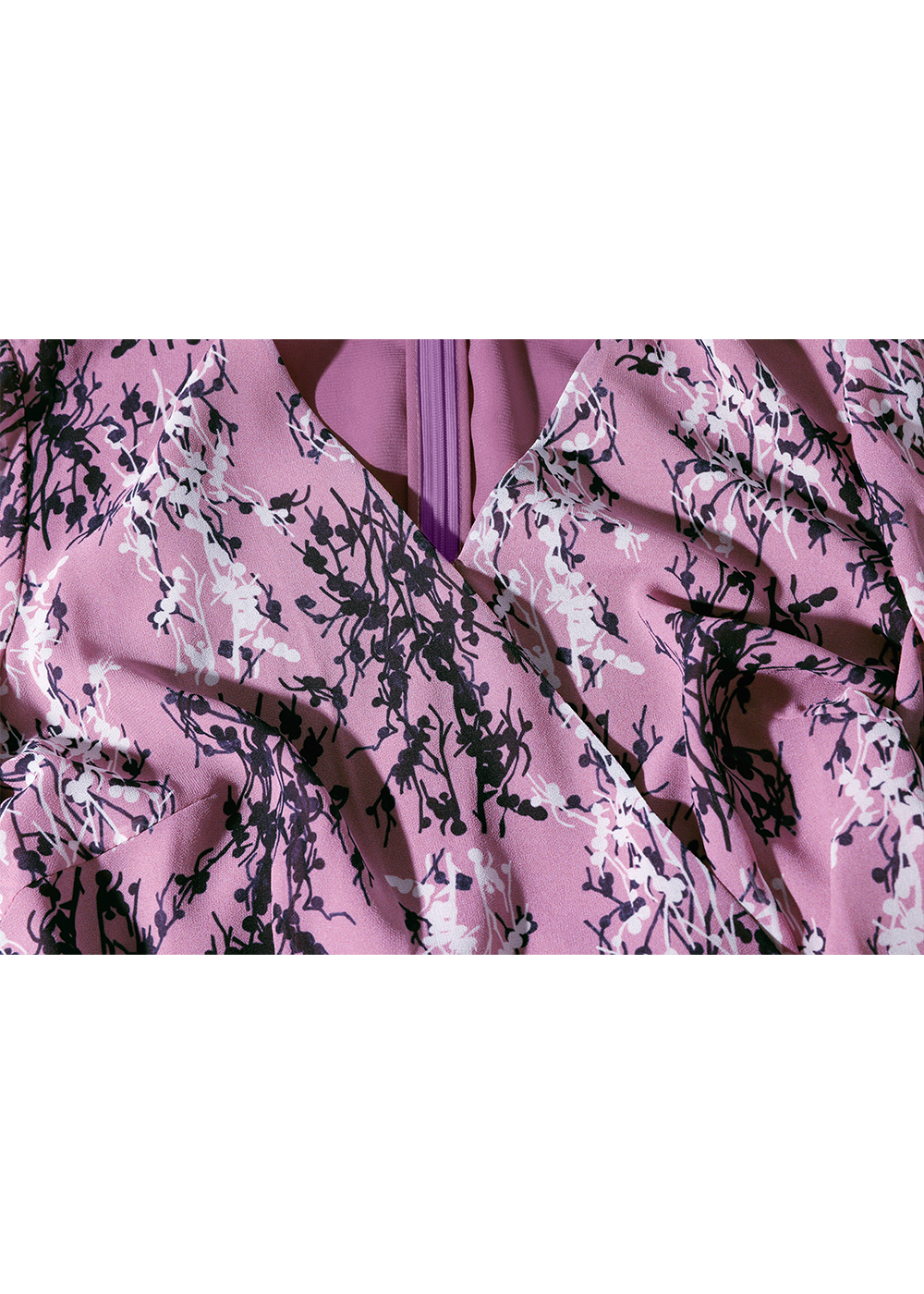 SALAZIA Pink Floral Long-Sleeve Dresses