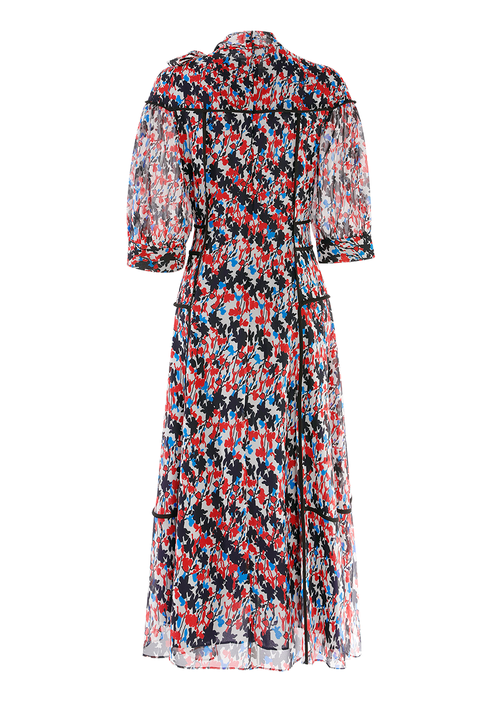 SALAZIA Multi-Color Leaf Silhouette Dresses