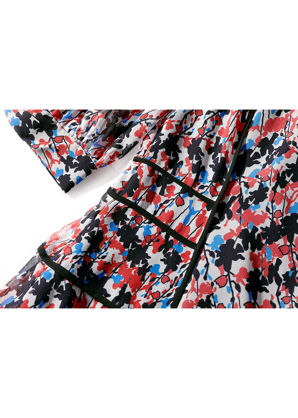 SALAZIA Multi-Color Leaf Silhouette Dresses