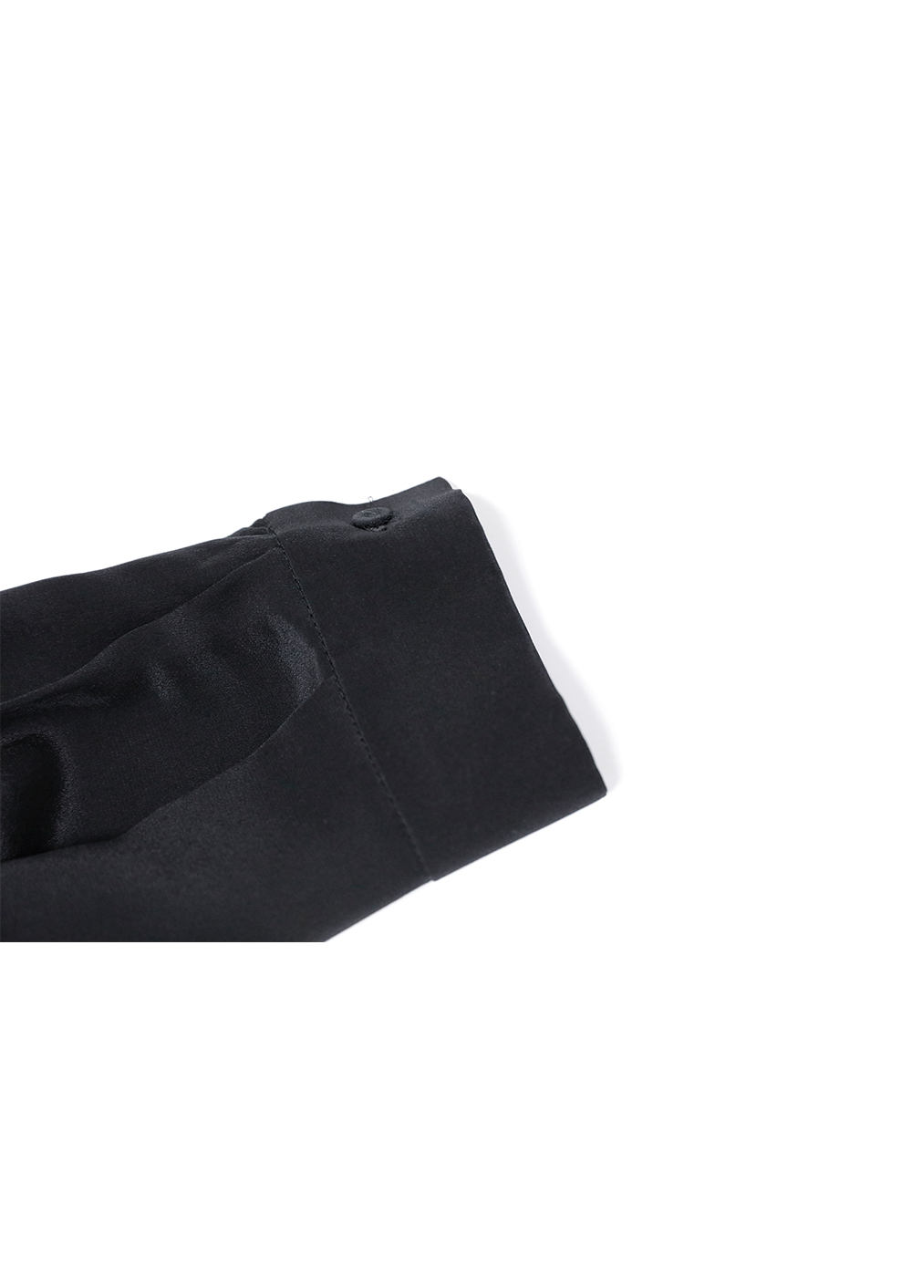 SALAZIA Black Wool-Silk Blend Dresses