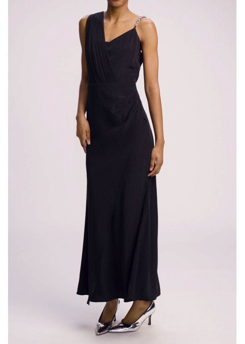 SALAZIA  Grand Noir Gown  Dresses