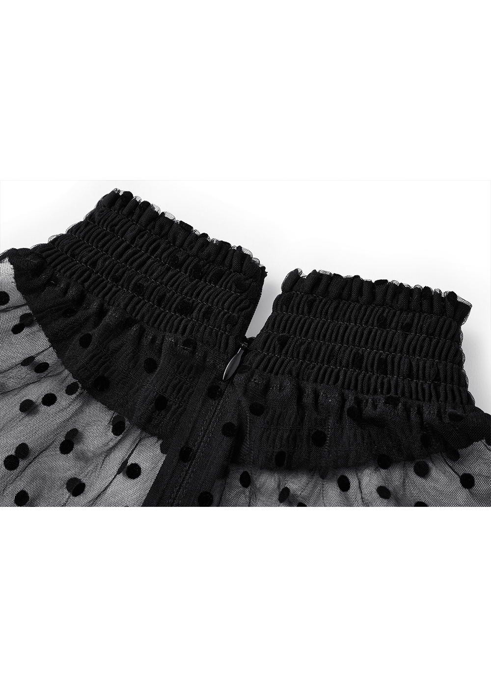 SALAZIA Black Lace Mesh Maxi Dresses