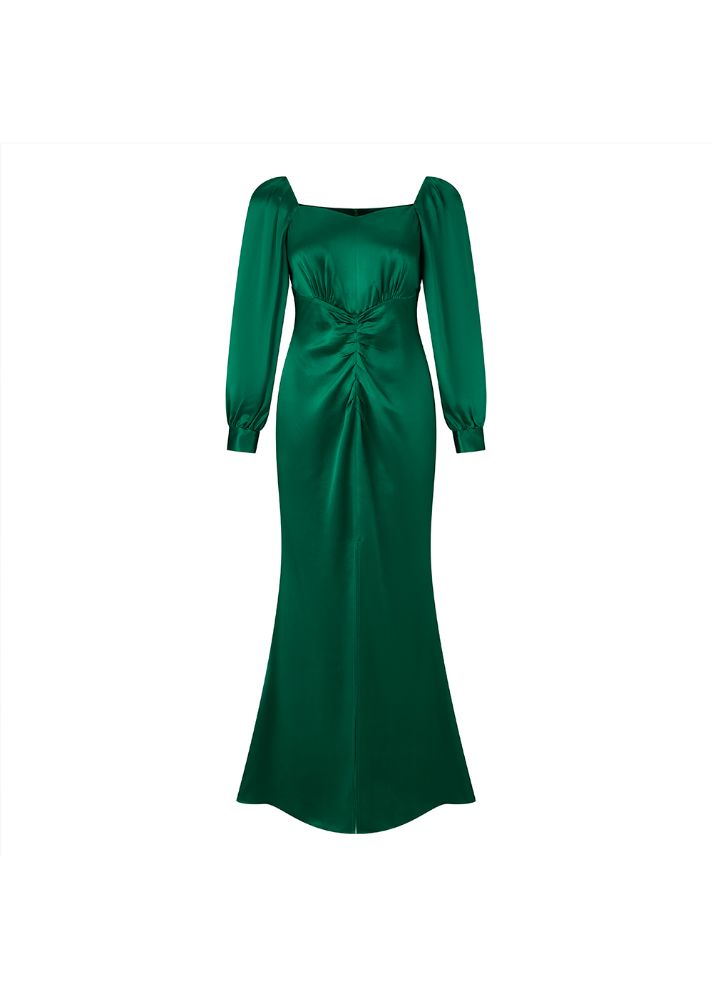 SALAZIA Emerald Green Acetate Blend Dresses