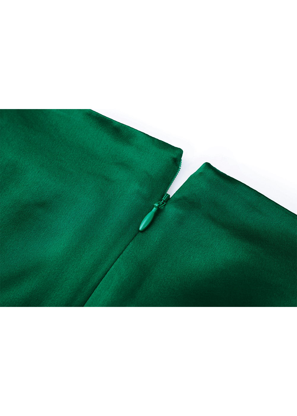 SALAZIA Emerald Green Acetate Blend Dresses