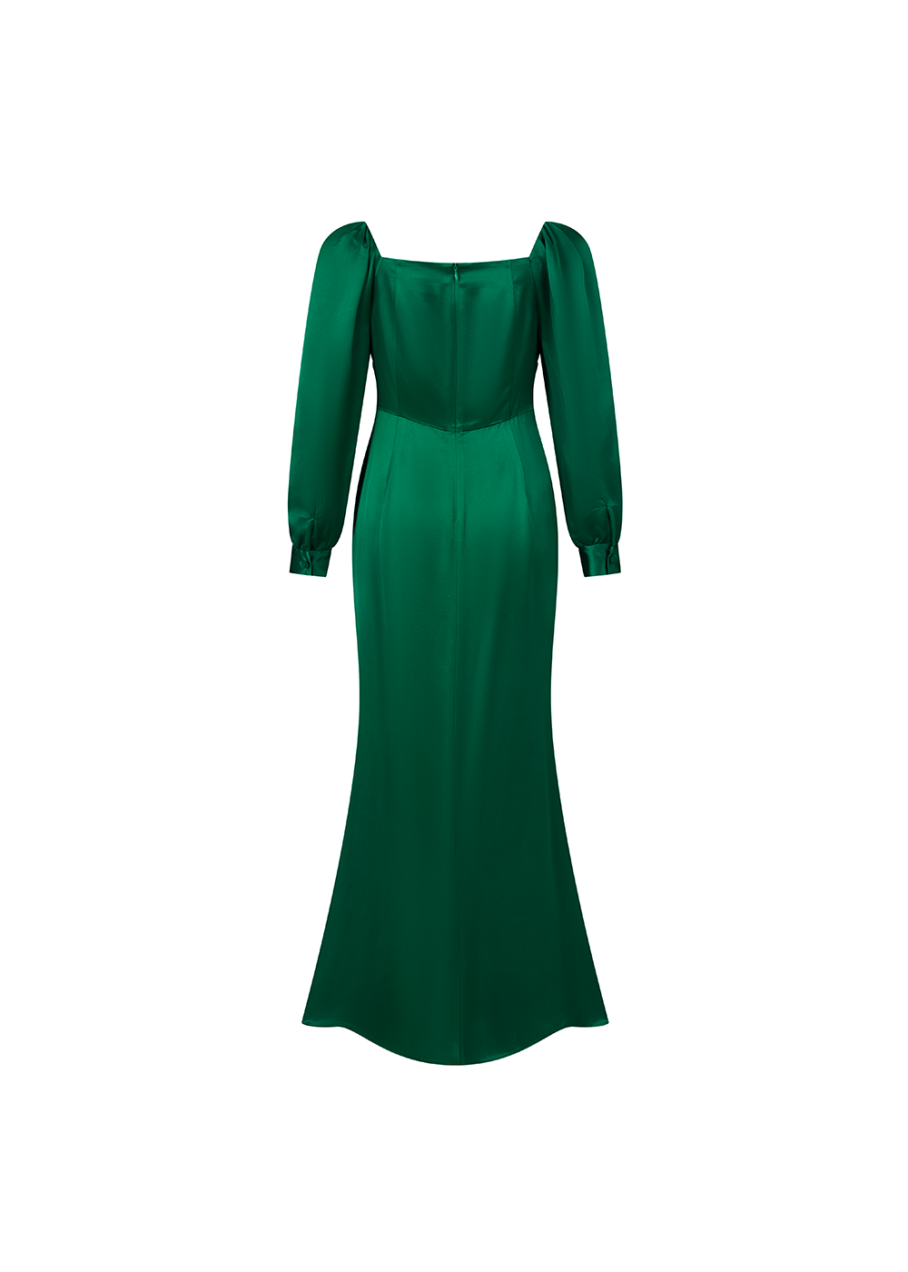 SALAZIA Emerald Green Acetate Blend Dresses