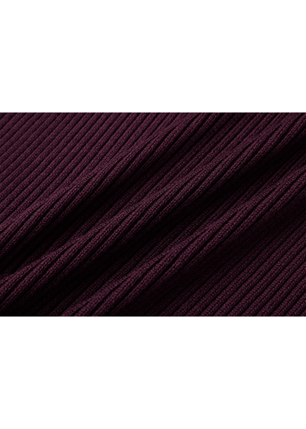 SALAZIA Burgundy Red Wool Knit Dresses