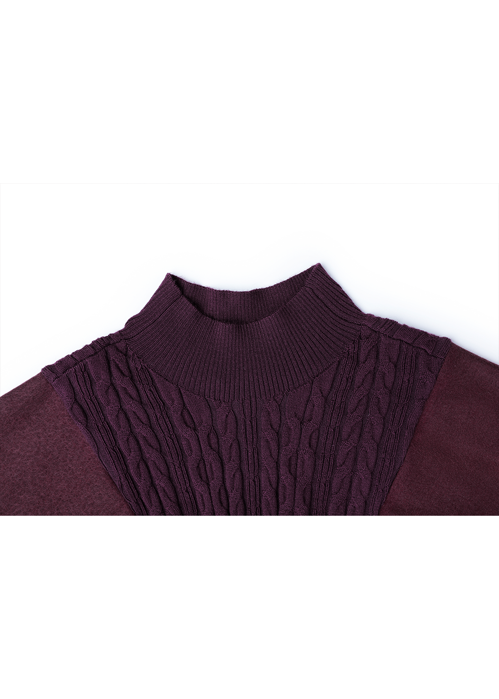 SALAZIA Burgundy Red Wool Dresses
