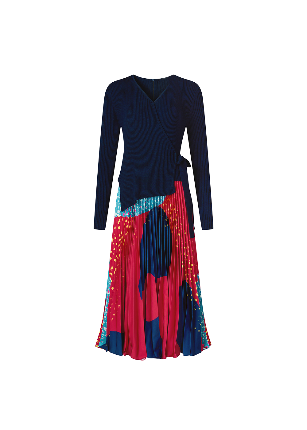 SALAZIA Colorful Dream Polka Dot Dresses