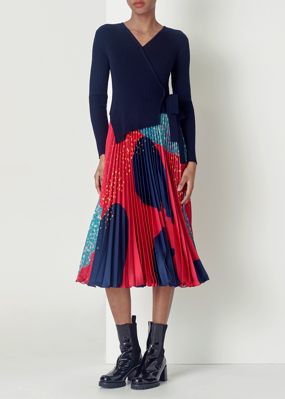 SALAZIA Colorful Dream Polka Dot Dresses