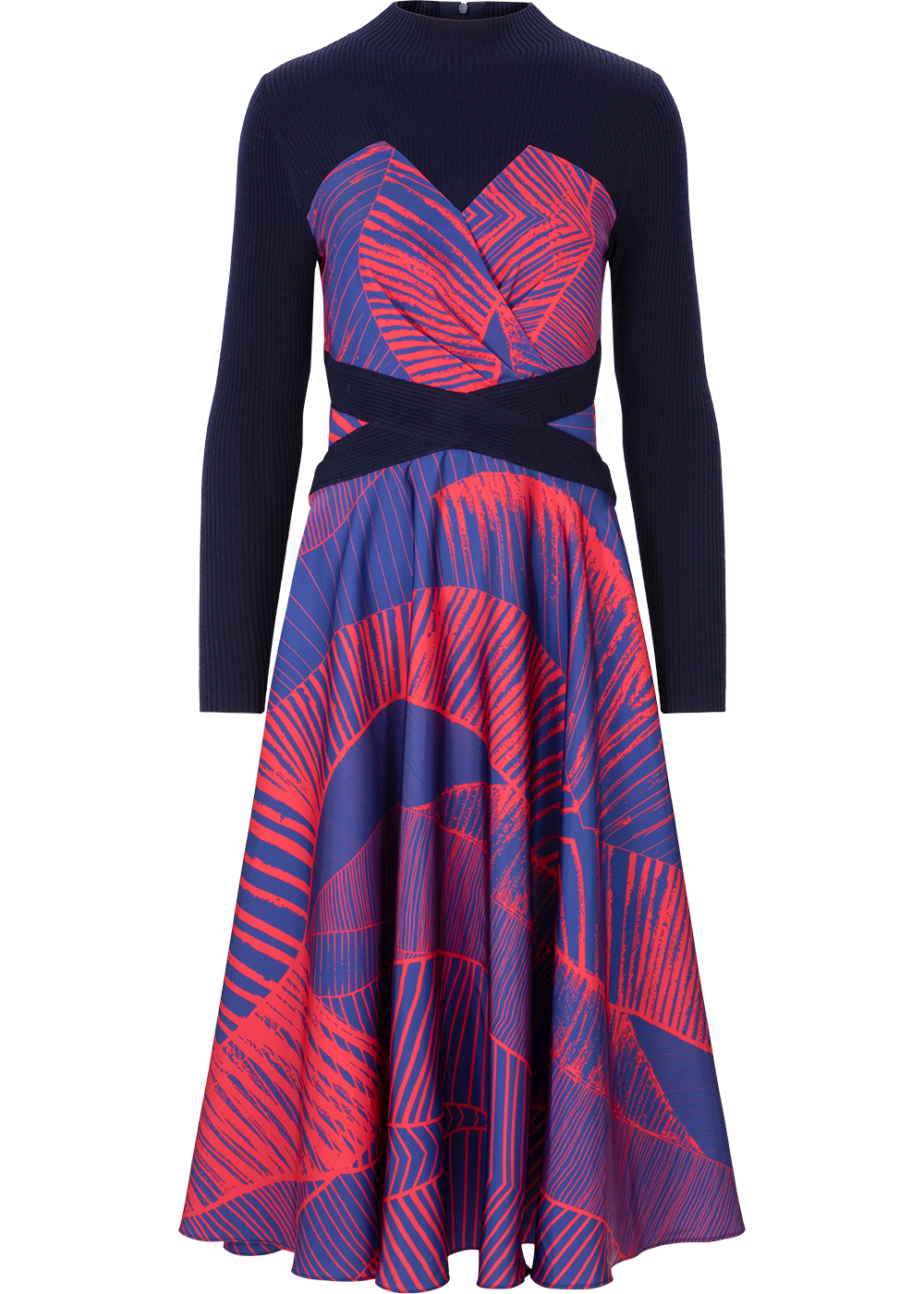 SALAZIA Radiant Colorblock Stripe Dresses