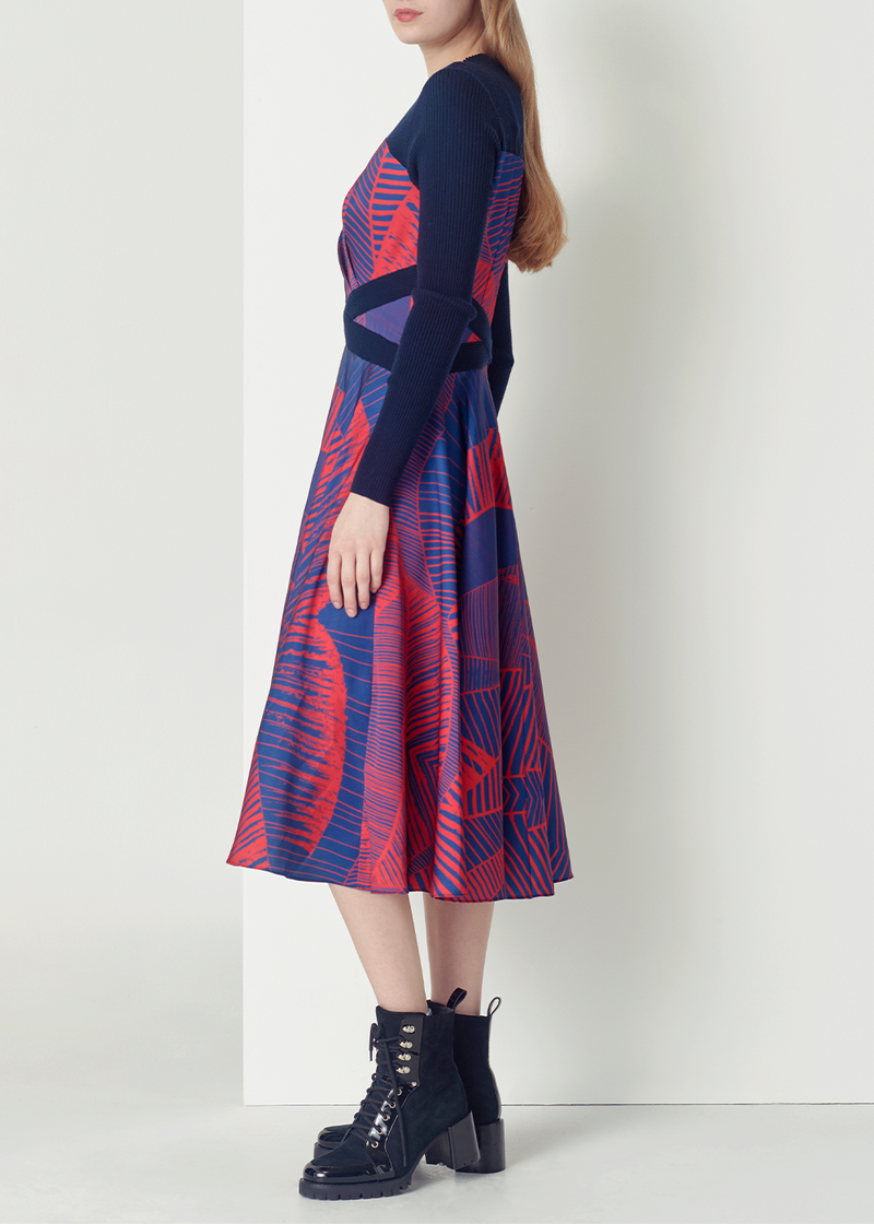 SALAZIA Radiant Colorblock Stripe Dresses