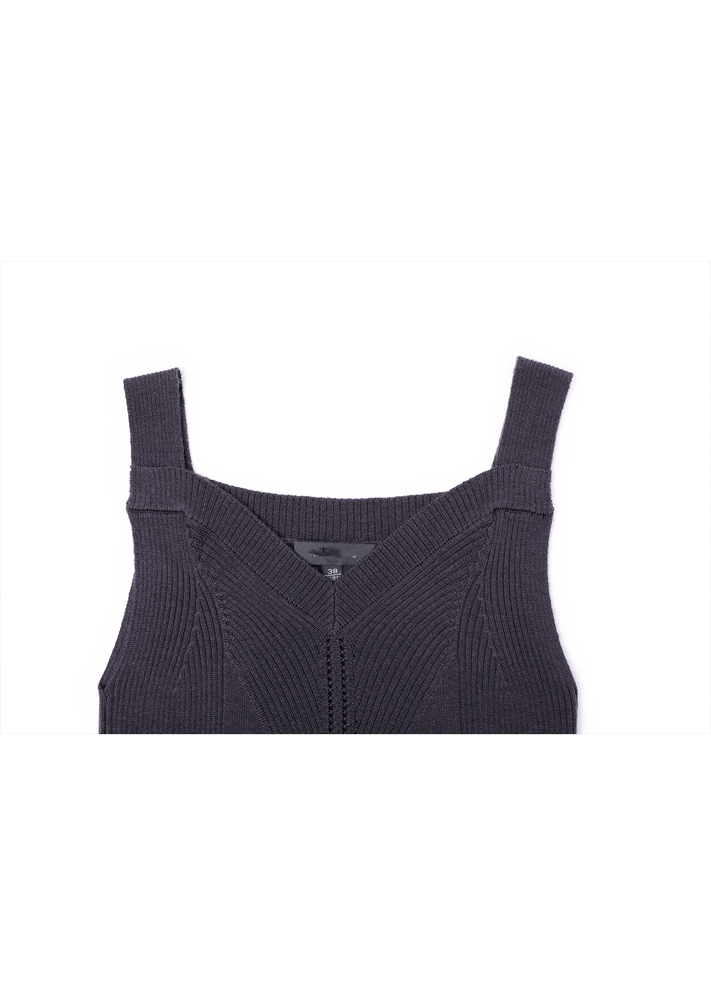 SALAZIA Lead Grey Wool Blend Knit Dresses