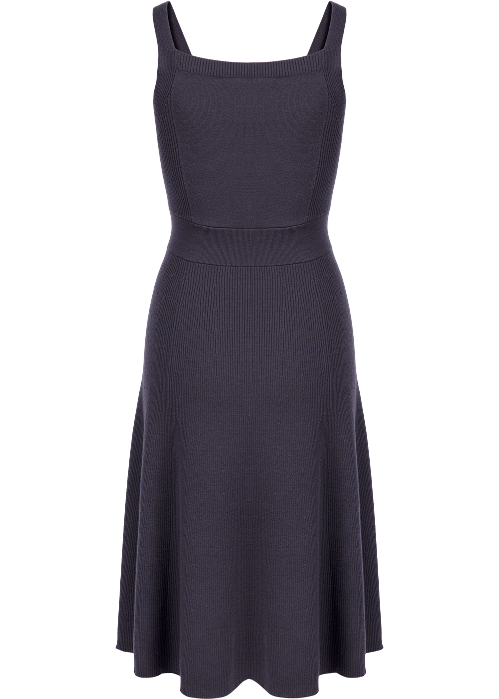 SALAZIA Lead Grey Wool Blend Knit Dresses