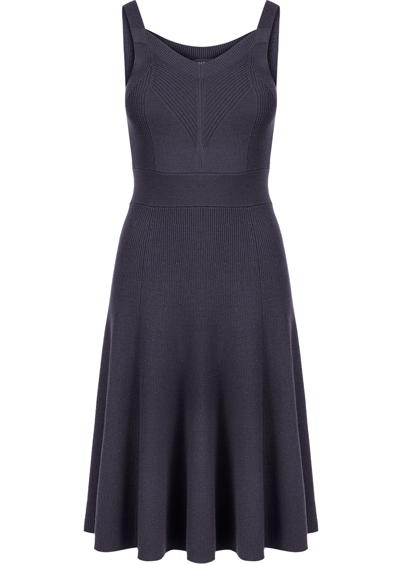 SALAZIA Lead Grey Wool Blend Knit Dresses