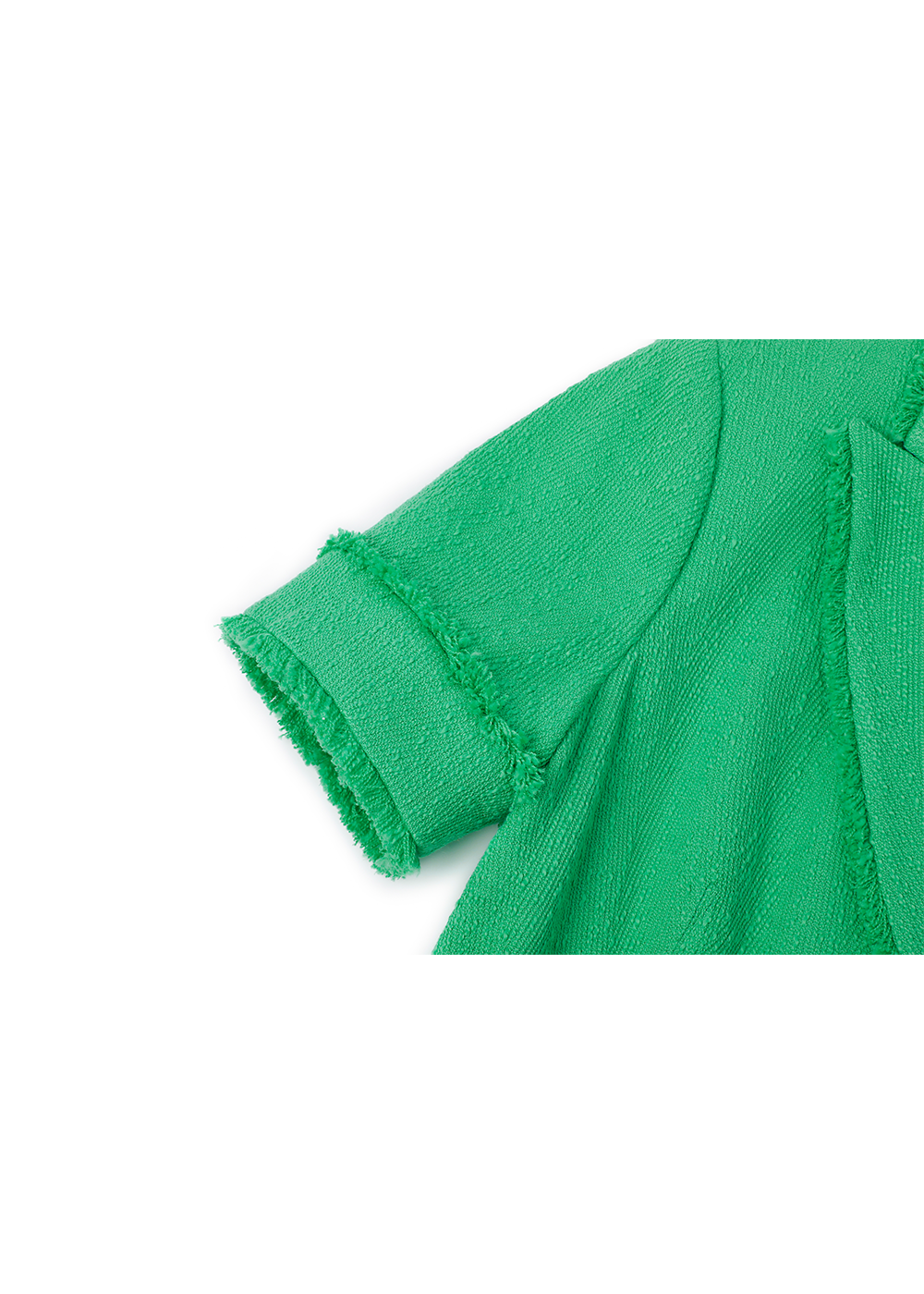 SALAZIA Vanilla Green Cotton-Blend Dresses