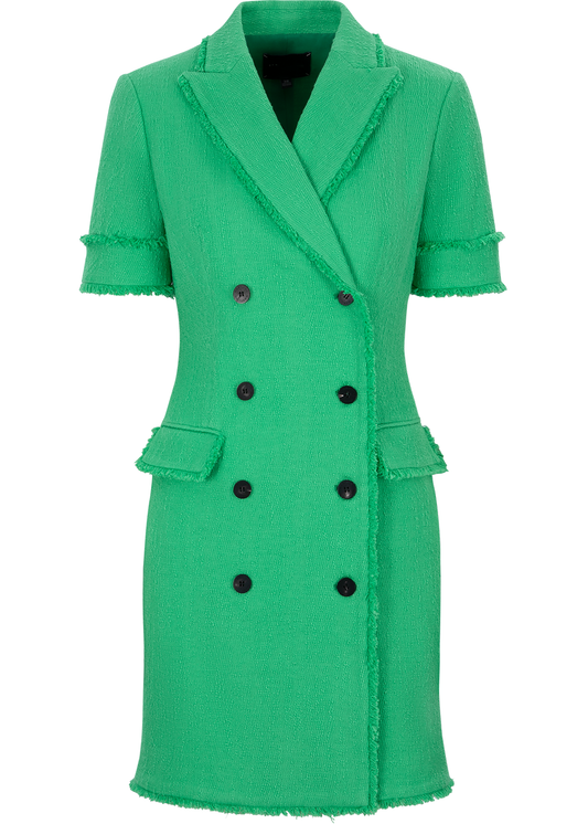 SALAZIA Vanilla Green Cotton-Blend Dresses