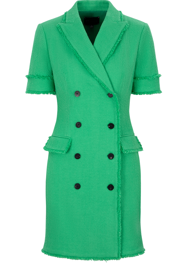 SALAZIA Vanilla Green Cotton-Blend Dresses