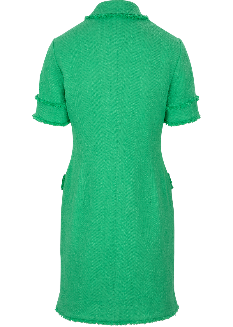 SALAZIA Vanilla Green Cotton-Blend Dresses