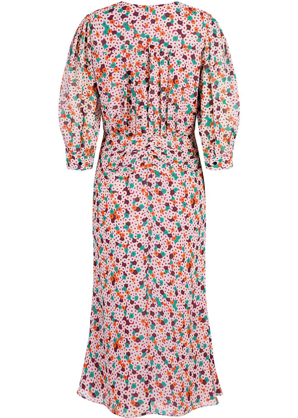 SALAZIA Pink Donut Print Dresses