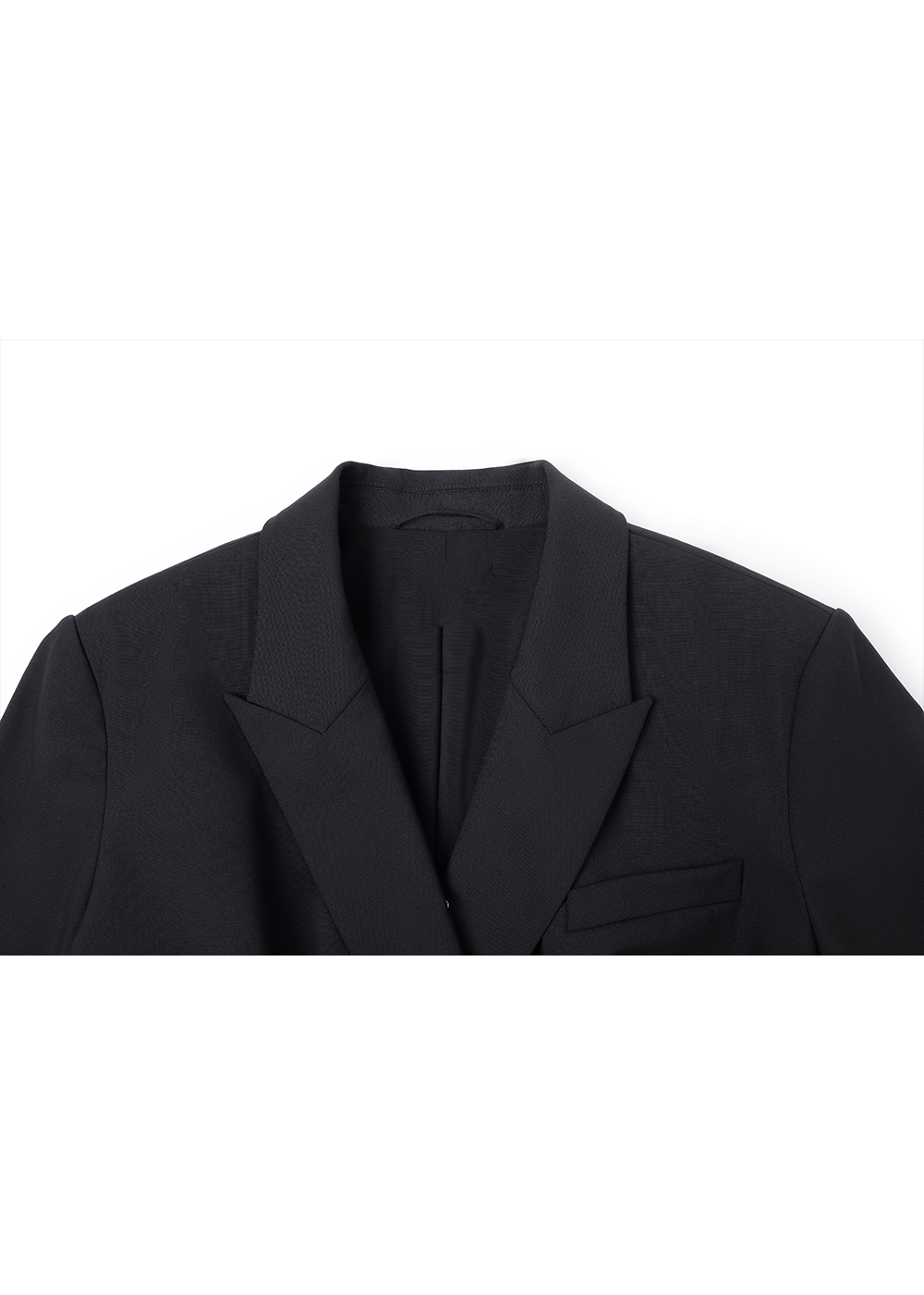 SALAZIA Black Wool Stretch Long-Sleeve Dresses