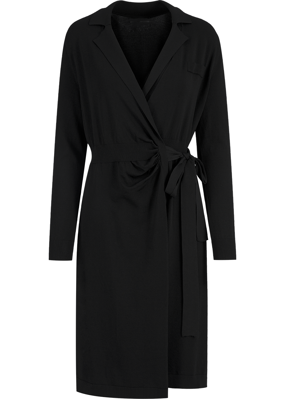 SALAZIA Black Viscose-Nylon Knit Dresses