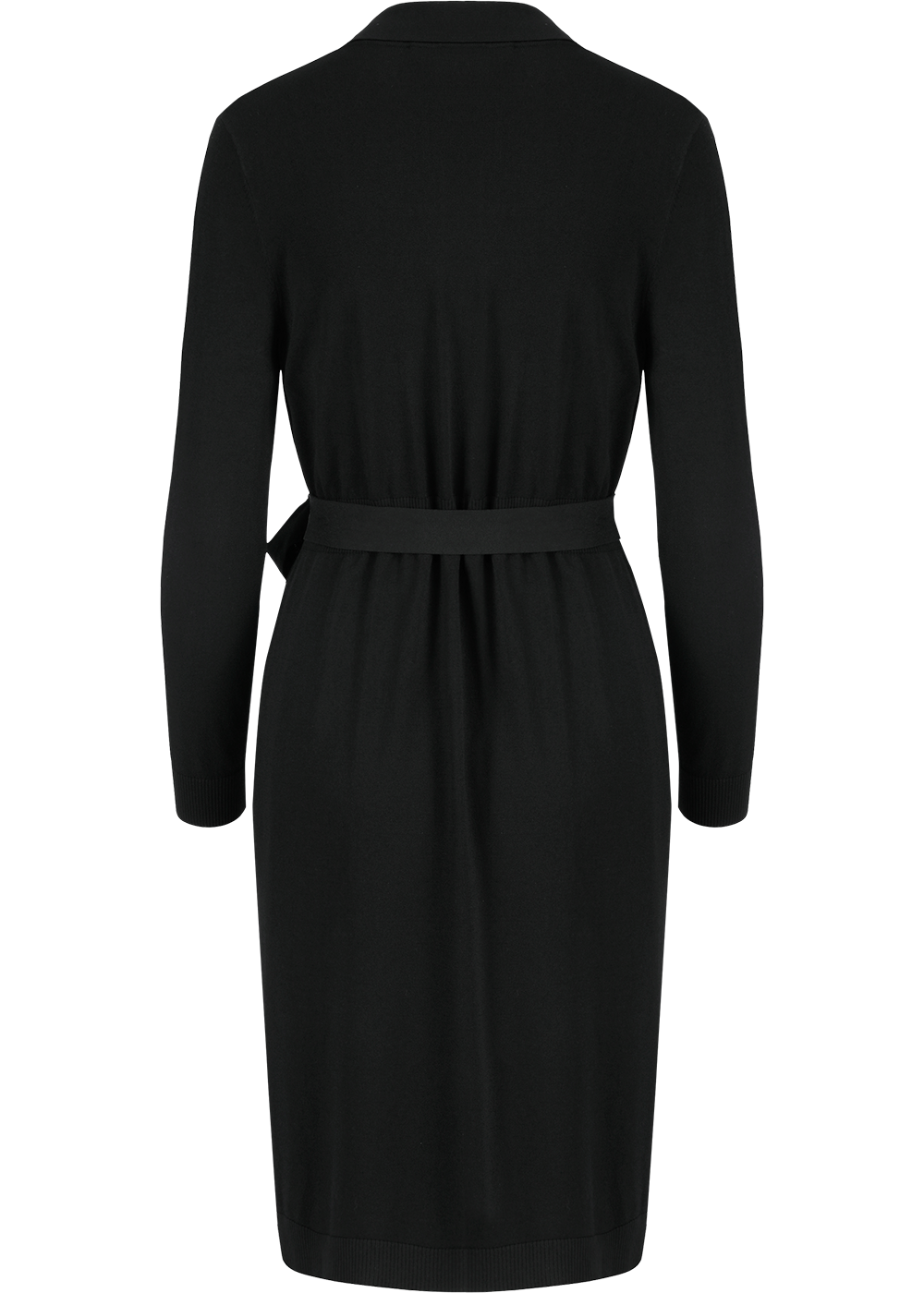 SALAZIA Black Viscose-Nylon Knit Dresses