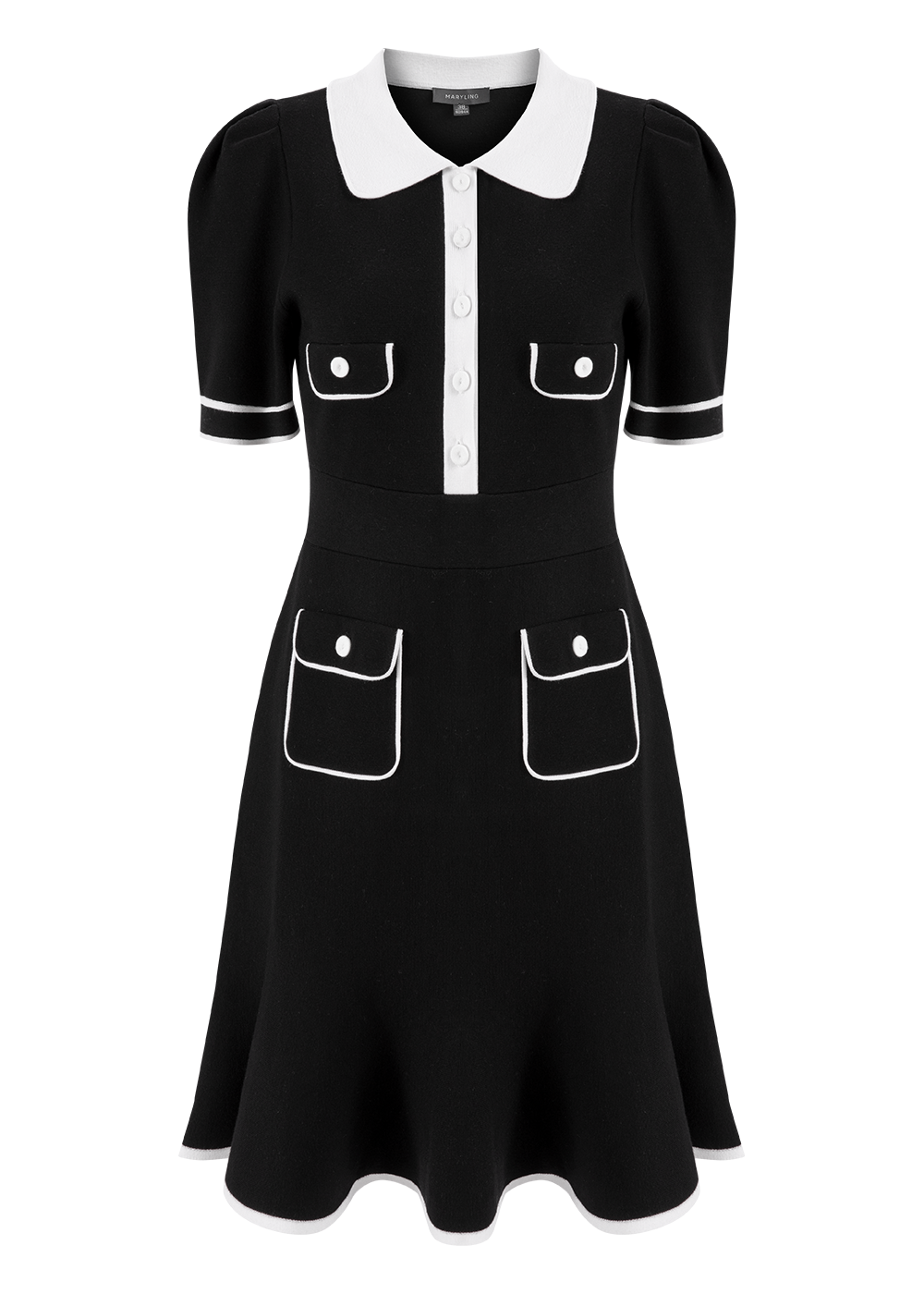SALAZIA Monochrome Contrast Dresses