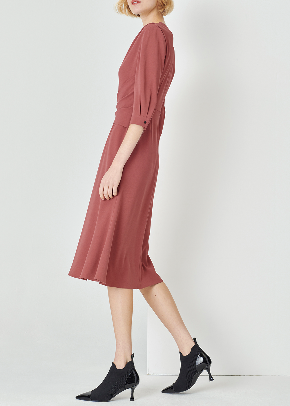 SALAZIA Brick Red Tailored Dresses