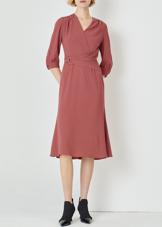 SALAZIA Brick Red Tailored Dresses